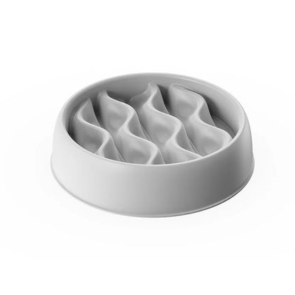 Cat Bowls & Food Dishes - Anti-Splash Pet Feeding Set, Slow Feeder Bowl to Prevent Choking, Ideal for Cats to Eat Slowly