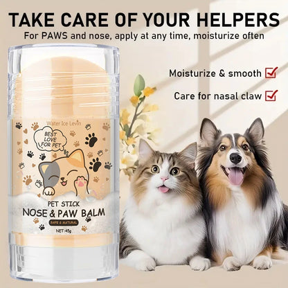 20g Dog Nose and Paw Balm Dog Paw Cream Cats Dogs Paw Protector Cream Pet Feet Moisturizer Pet Crack Feet Repair Pet Accessories