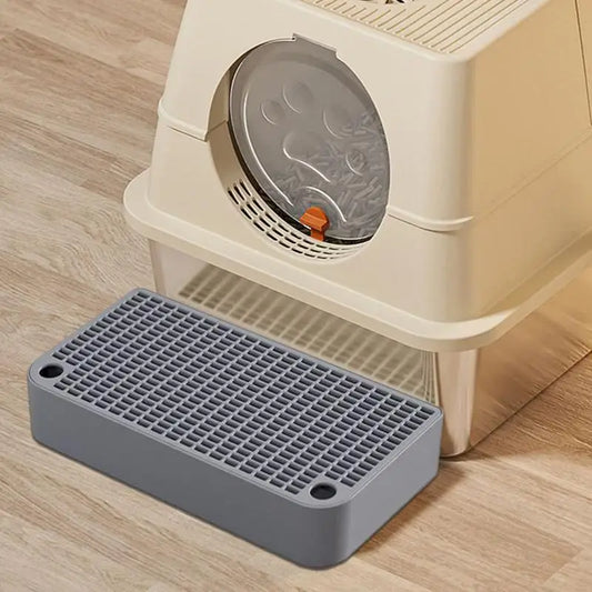Waterproof Home Kitten Toilet Ramp Pedal with Filter Function Reusable Easy Cleaning Keeps Room Tidy Compact for Home Litter Box