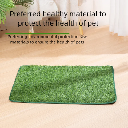 Reusable & Washable Dog Grass Mat - Odor-Control Artificial Lawn for Pet Training, Easy-Clean Pee Pad with Non-Slip Backing