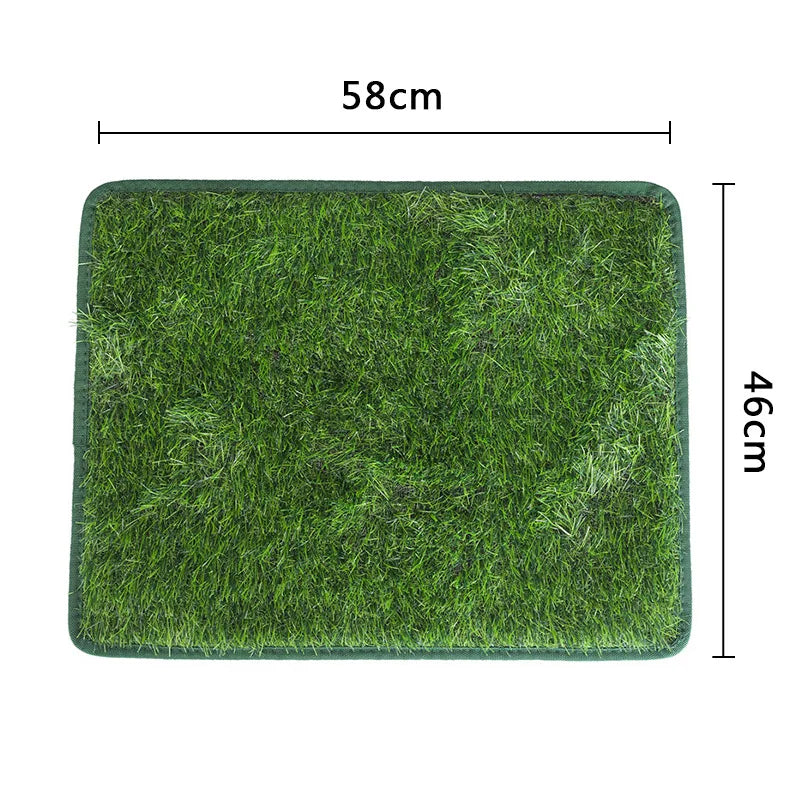 Reusable & Washable Dog Grass Mat - Odor-Control Artificial Lawn for Pet Training, Easy-Clean Pee Pad with Non-Slip Backing