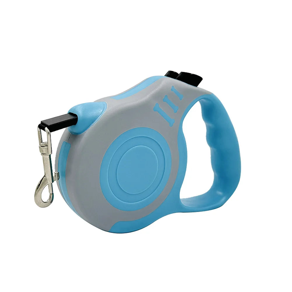 3m 5m Small Dog Automatic Telescopic Leash Dogs Traction Device Portable Dog Walking Artifact Equipped with Anti Slip Handle