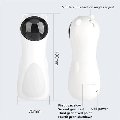 Pet Fully Automatic Cat Teaser Red Light Laser Self-Pleasure Relief Pet Supplies Infrared Cat Teasing Stick Cat Toy