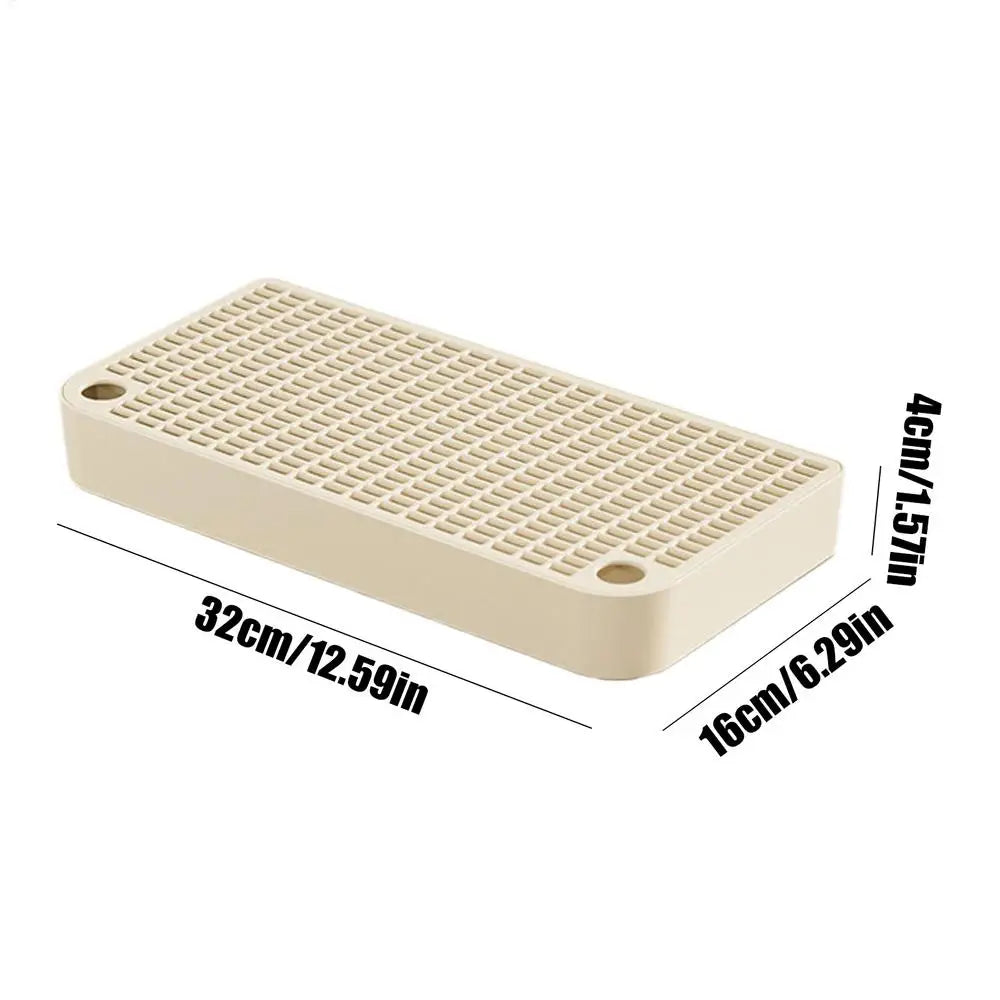 Waterproof Home Kitten Toilet Ramp Pedal with Filter Function Reusable Easy Cleaning Keeps Room Tidy Compact for Home Litter Box