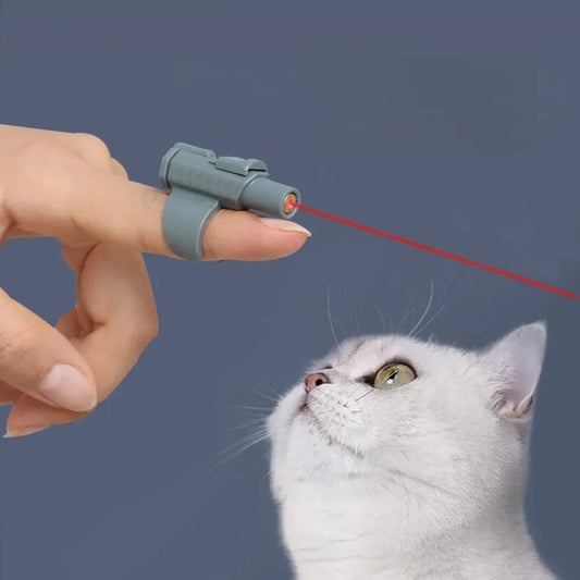 Portable Mini Laser Cat Toy - Finger Sleeve Design for Interactive Play and Endless Fun