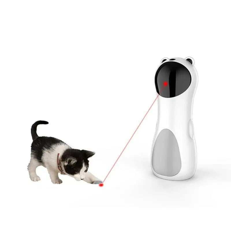 Pet Fully Automatic Cat Teaser Red Light Laser Self-Pleasure Relief Pet Supplies Infrared Cat Teasing Stick Cat Toy