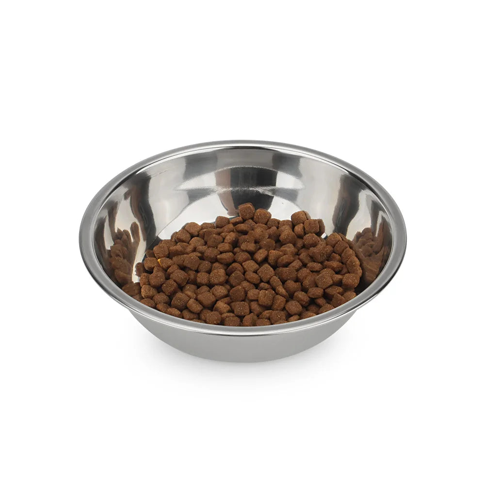 Dog Bowl Stainless Steel Pet Feeding Bowl Cat Food Drinking Feeder Bowl Durable Cheap For Small Medium Big Dogs