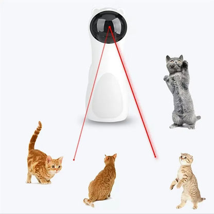 Pet Fully Automatic Cat Teaser Red Light Laser Self-Pleasure Relief Pet Supplies Infrared Cat Teasing Stick Cat Toy