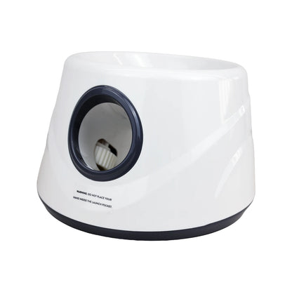 Automatic Dog Ball Launcher Dog Fetch Machine for Small to Medium Sized Dogs,3 Launch Distances, Ball Launcher for Dog Toys